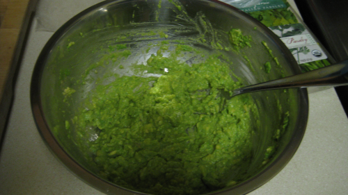 Step 2: Mash the avocados with a fork